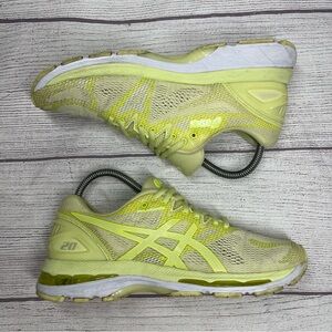 Asics Women’s 8 Gel-Nimbus 20 Yellow Running Shoes